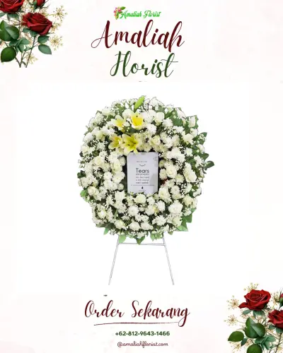 Krans Bunga Duka Cita di Tembelang