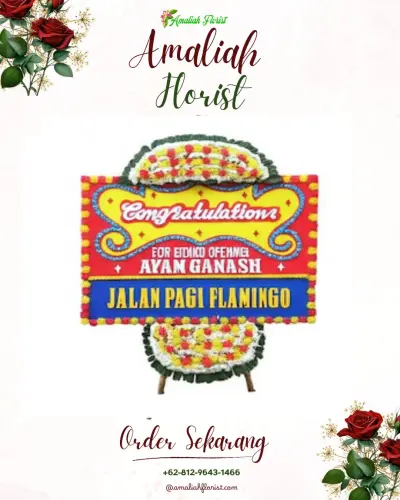 Bunga Papan Congratulation di Tembelang
